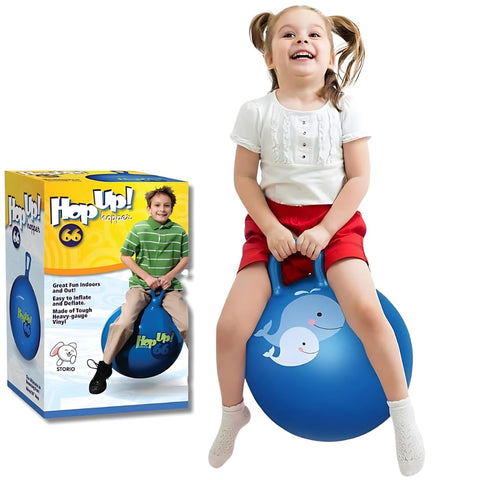 Storio Sit And Bounce Rubber Hop Ball Jumping&Bouncing Ball For Boys Girls Toys|Indoor&Outdoor|Best Gift Balls For Kids -Big