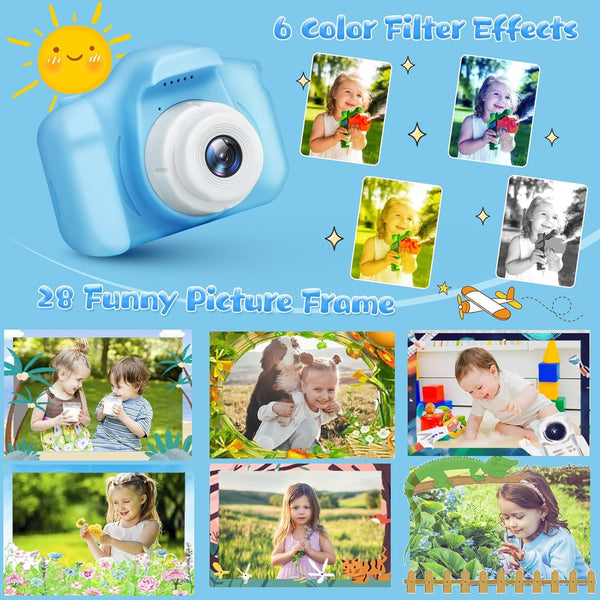 Toy Imagine Mini Digital Camera for Kids – Photo & Video Camcorder with Built-in Games – Creative Gift for Boys & Girls Age 3-12 – Small Camera for Children’s Learning & Fun